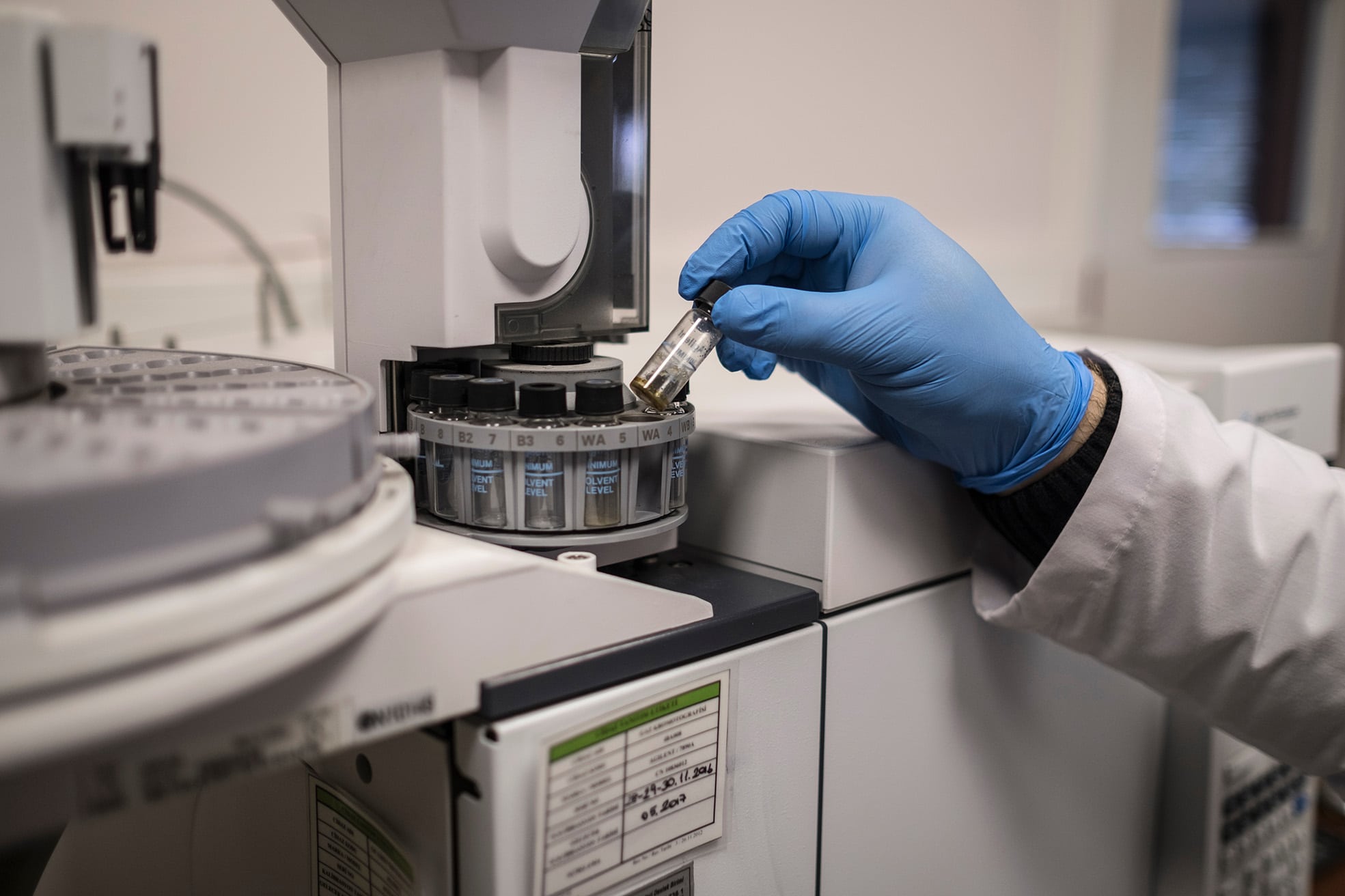 asbestos sample testing